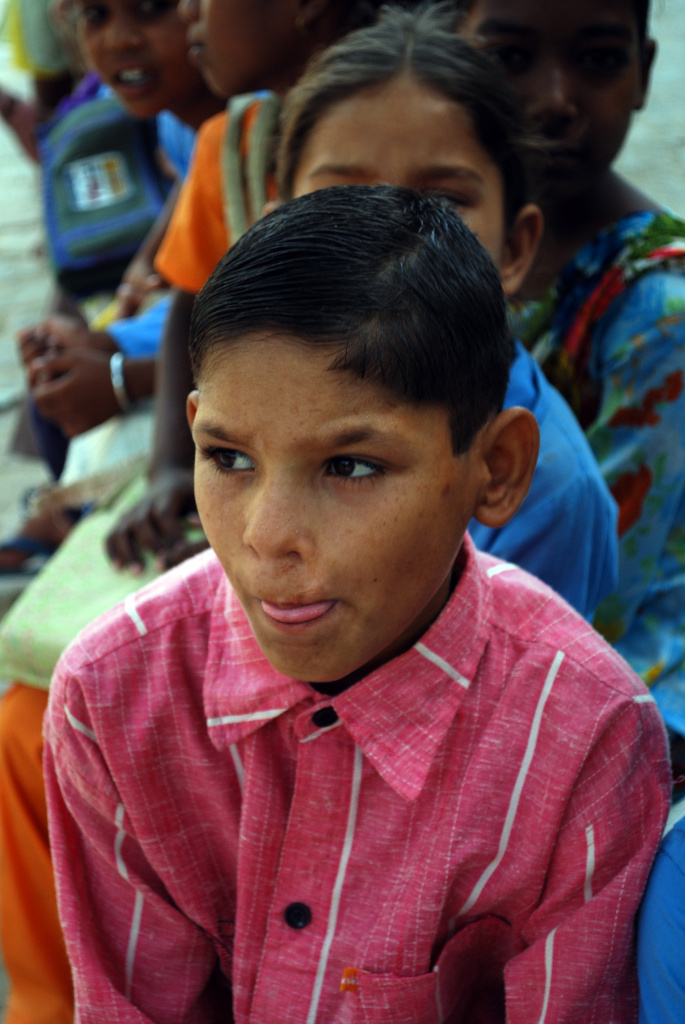 Raju suffered from a speaking disorder and yet was active in the classes